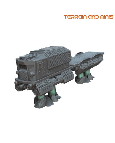 Tren Terrestre Repulsor - Locomotora - Templario del Desierto - A