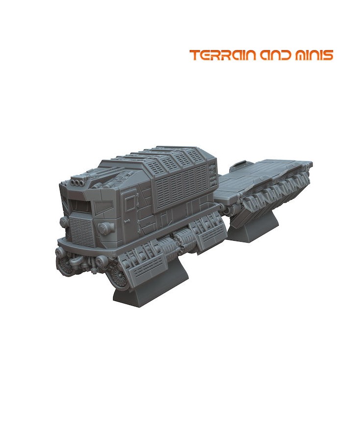 Tren Terrestre Repulsor - Locomotora - Templario del Desierto - B