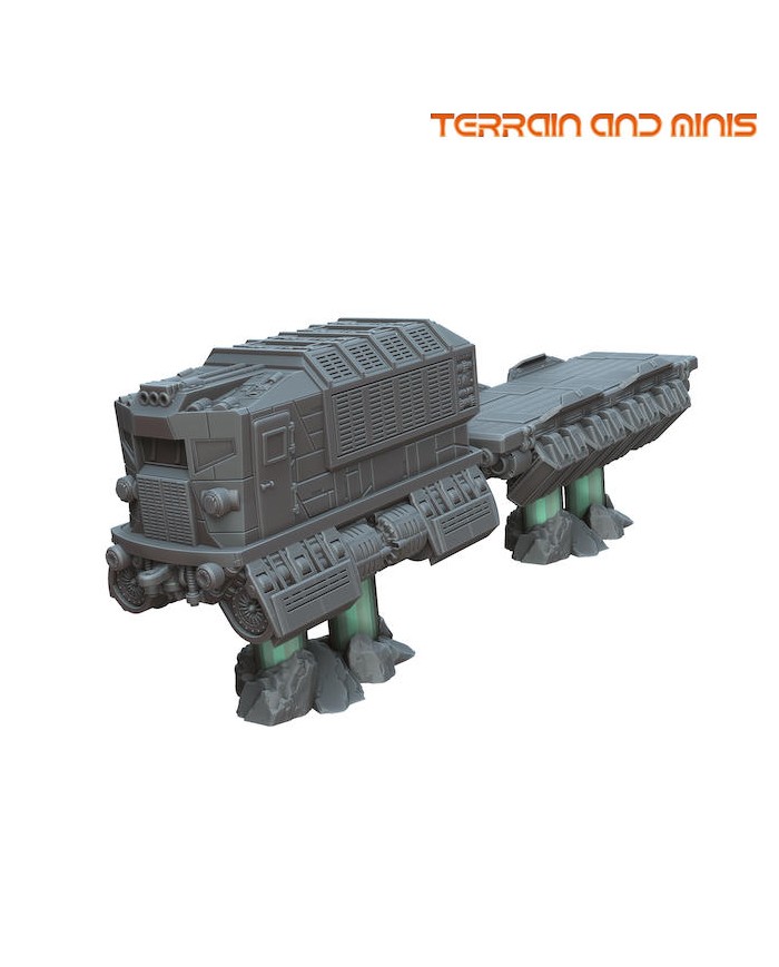 Tren Terrestre Repulsor - Locomotora - Templario del Desierto - B