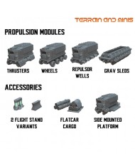 Repulsor Land Train - Wagon - TankCar D