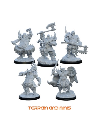 Cult of Death - Death Golems - 5 Minis