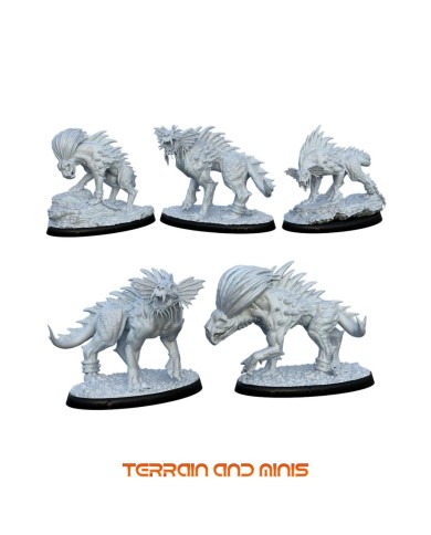 Cult of Blood - The Hellhounds - 5 Minis