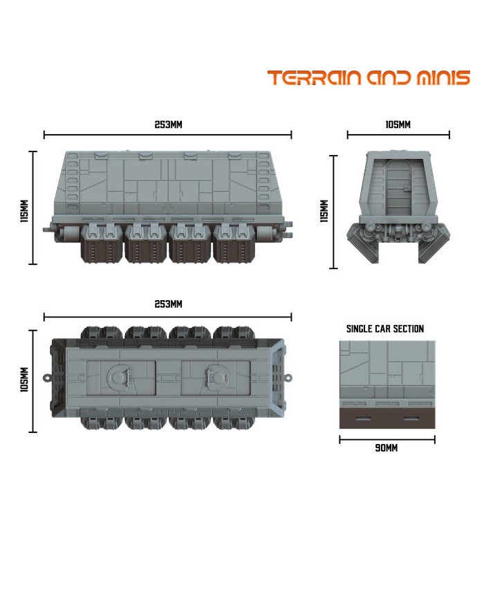 Repulsor Land Train - Set A