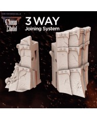 Chaos Citadel - Short Wall Damaged with Stairs - B