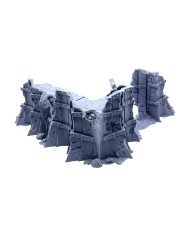 Chaos Citadel - Short Wall Damaged with Stairs - B