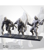 Yetis of Northern Ogres (x3)|Txarli Factory Miniatures|Northern Ogres