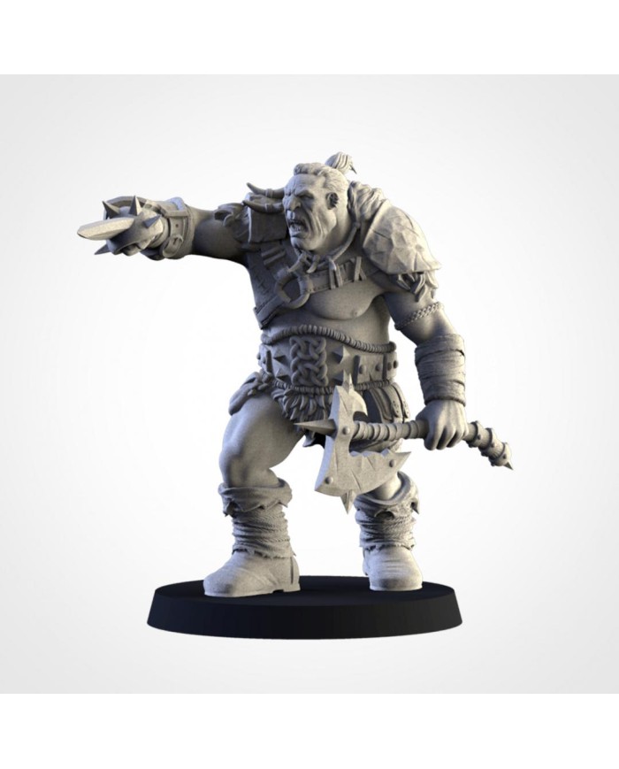 Tribe Ogres of Northern Ogres (x6)|Txarli Factory Miniatures|Northern Ogres