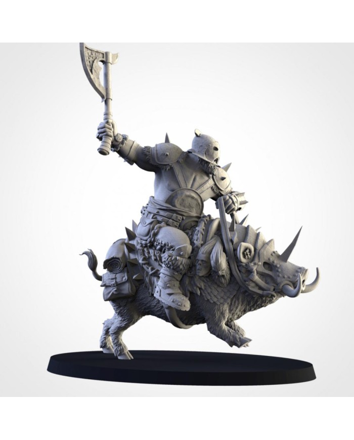 Caballería Ogro Tusker de los Ogros del Norte (x6)|Txarli Factory Miniatures|Ogros del Norte