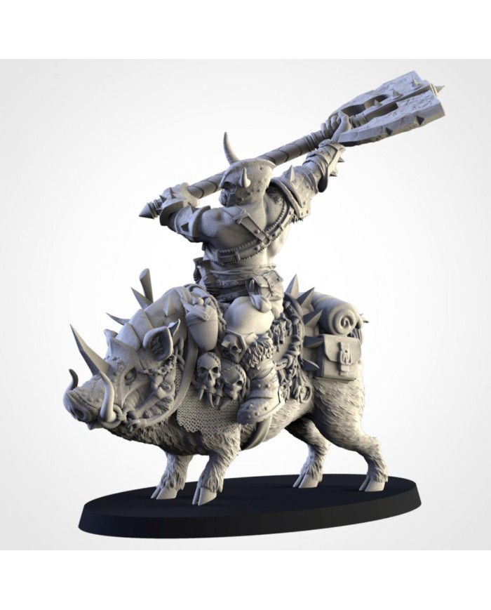 Caballería Ogro Tusker de los Ogros del Norte (x6)|Txarli Factory Miniatures|Ogros del Norte