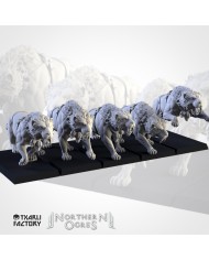 Dientes de Sable de los Ogros del Norte (x5)|Txarli Factory Miniatures|Ogros del Norte