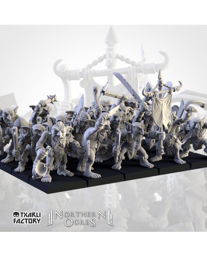 Scraplings de los Ogros del Norte (x10)|Txarli Factory Miniatures|Ogros del Norte