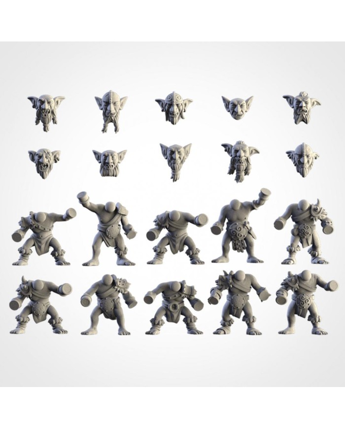 Scraplings de los Ogros del Norte (x10)|Txarli Factory Miniatures|Ogros del Norte