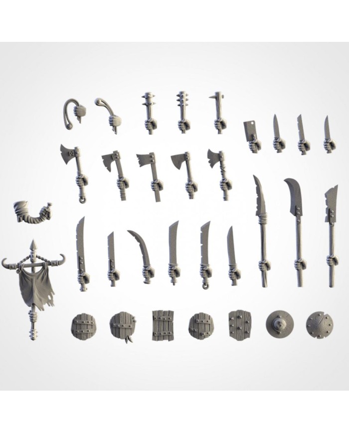 Scraplings de los Ogros del Norte (x10)|Txarli Factory Miniatures|Ogros del Norte