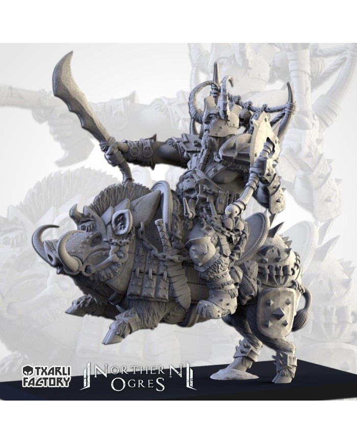 Kan sobre Tusker de los Ogros del Norte|Txarli Factory Miniatures|Ogros del Norte