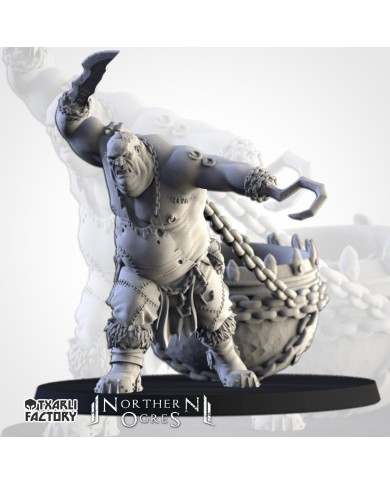 Northern Ogres - The Butcher with Cauldron - 1 Mini