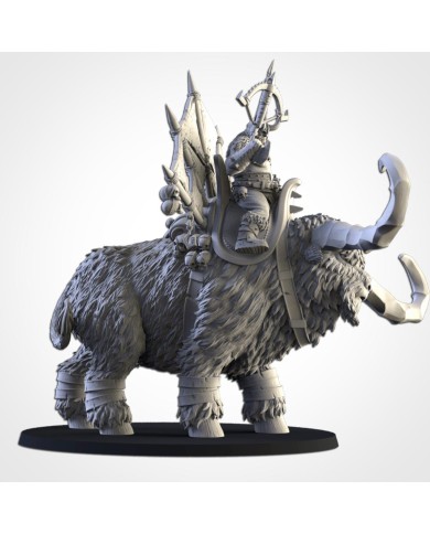 Northern Ogres - Hero on Rock Aurochs - 1 Mini