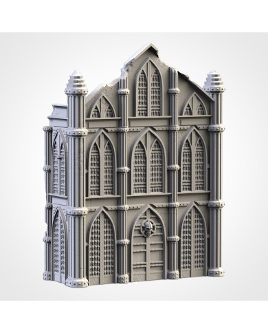 Grimdark Cathedral Ruins (11"x4,5") - A