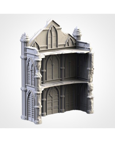 Grimdark Cathedral Ruins (11"x4,5") - A