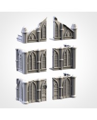 Grimdark Cathedral Ruins (11"x4,5") - A