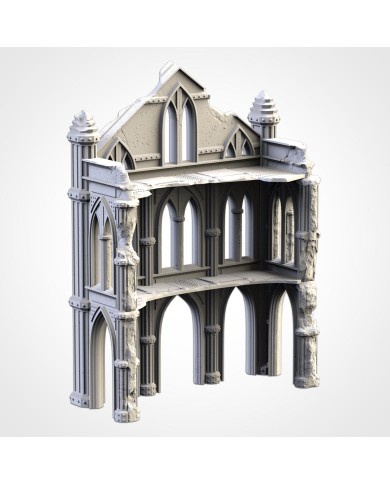 Grimdark Cathedral Ruins (11"x4,5") - B