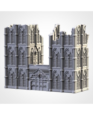 Grimdark Cathedral Ruins (19"x7") - A