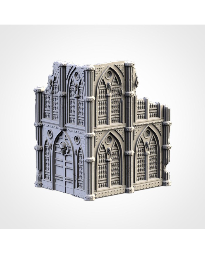 Grimdark Cathedral Ruins (8"x6,5") - A