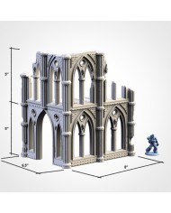 Grimdark Cathedral Ruins (8"x6,5") - A