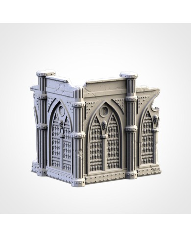 Grimdark Cathedral Ruins (6"x5,5") - A