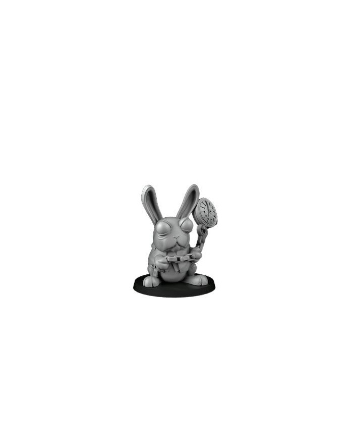 Conejo Blanco con Reloj - 1 Mini