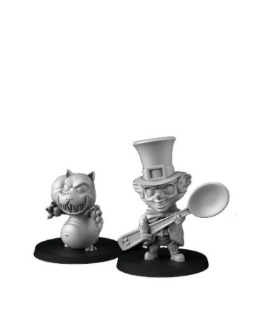 Mad Hatter and Hungry Cat - 2 Minis