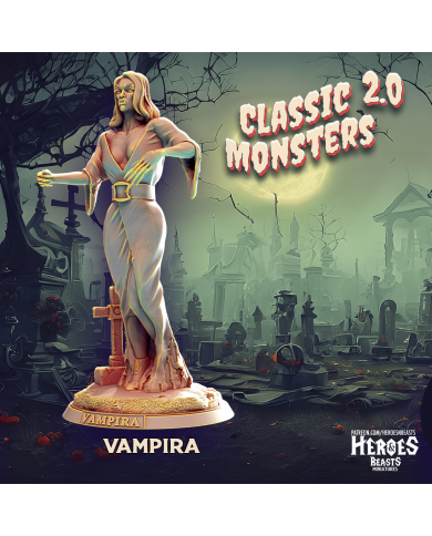 Monstruos Clásicos - Vampira - 1 Mini