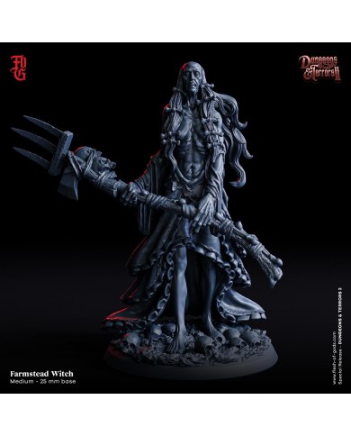 Dungeons and Terrors - Farmstead Witch - 1 Mini