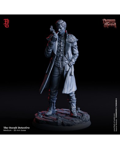 Dungeons and Terrors - El Detective Ocultista - 1 Mini