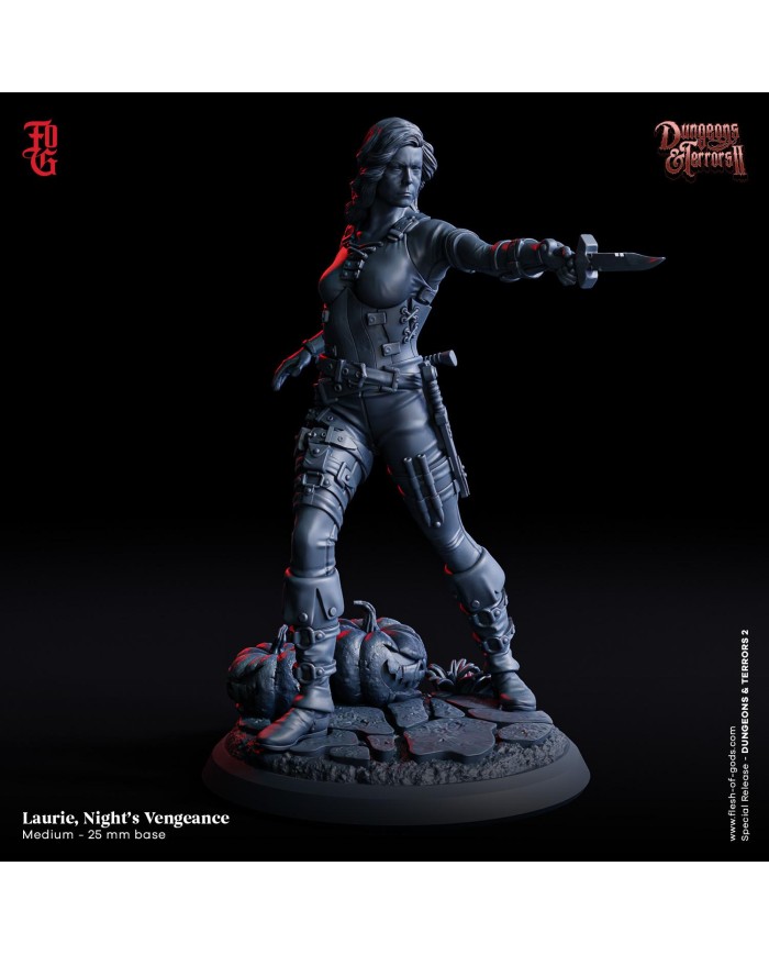Dungeons and Terrors - Laurie, Night's Vengeance - 1 Mini