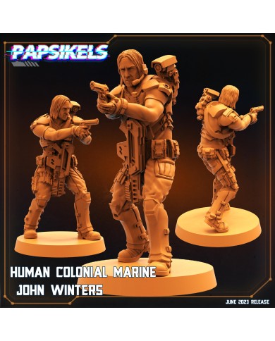 Human Colonial Marine - John Winters - A - 1 Mini
