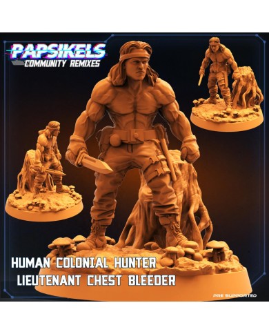 Marine Anti Cazador - Teniente Chest Bleeder - B - 1 Mini