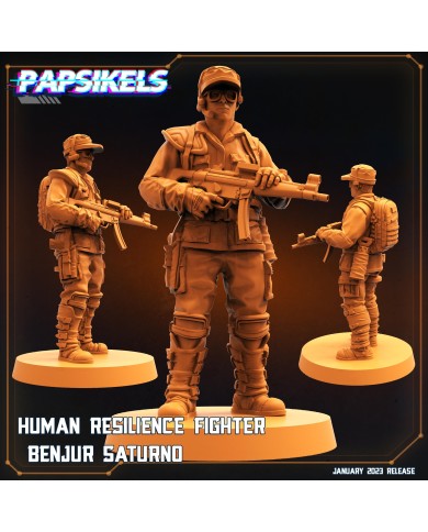 Combatiente de la Resistencia - Benjur Saturno - 1 Mini