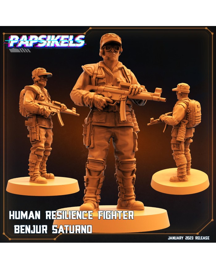 Combatiente de la Resistencia - Benjur Saturno - 1 Mini