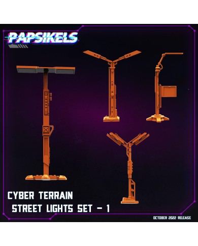 Street Lights - Set A - 4 Minis