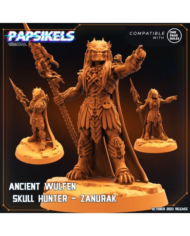 Skull Hunter - Ancient - Wulfen - Zanurak - 1 Mini