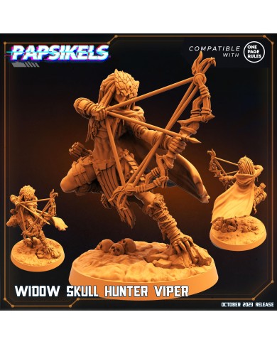 Skull Hunter - Widow - Viper - 1 Mini