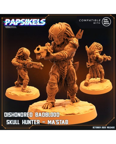Skull Hunter - Dishonored - Badblood - Ma´stab - 1 Mini