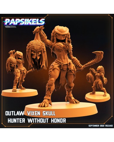 Skull Hunter - Cazador - Proscrito - Vixen - 1 Mini