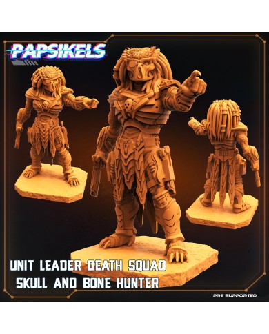 Skull Hunter - Sin Honor - Escuadrón de la Muerte - Líder - 1 Mini
