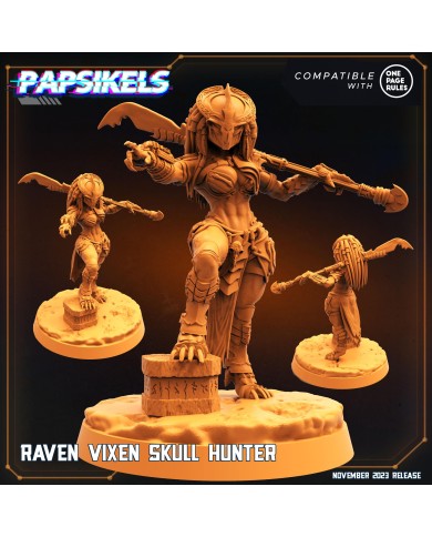 Skull Hunter - Cazador - Cuervo Vixen - 1 Mini