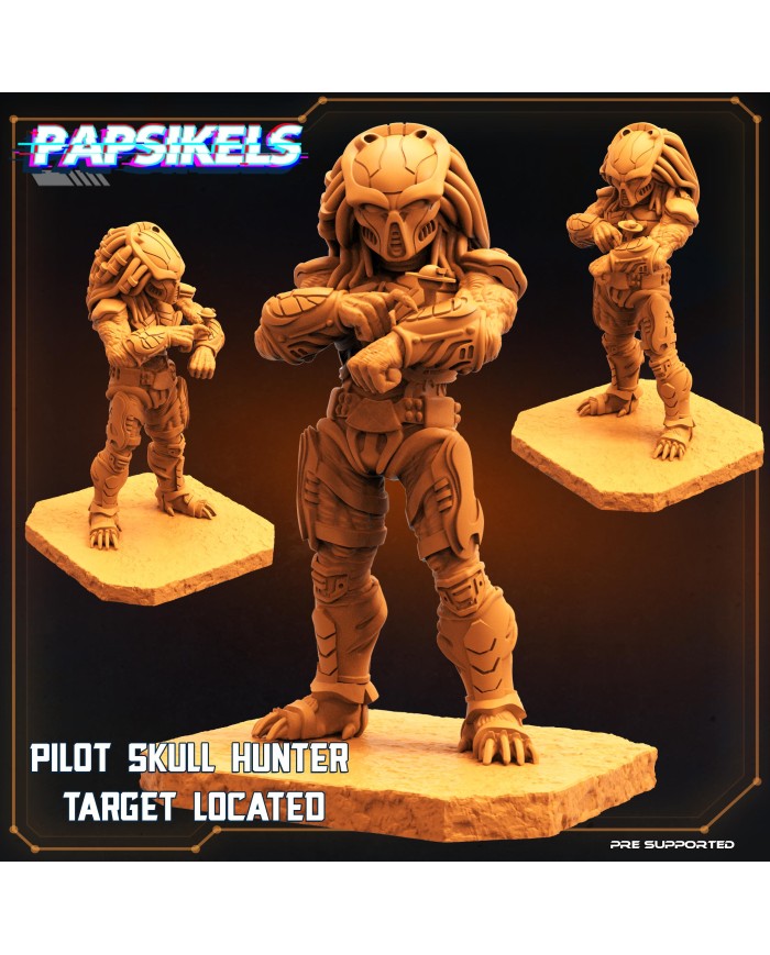 Skull Hunter - Cazador - Piloto - 1 Mini