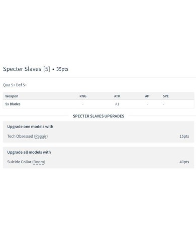Skull Hunter - Esclavo Espectral - E - 1 Mini