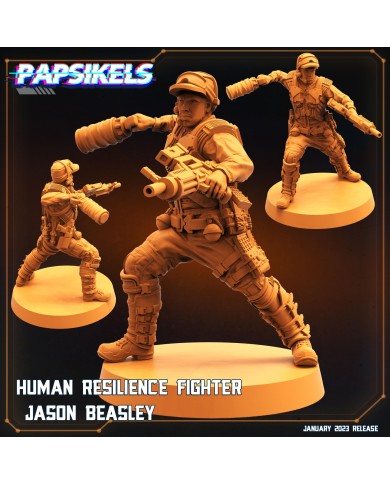 Combatiente de la Resistencia - Jason Beasley - 1 Mini