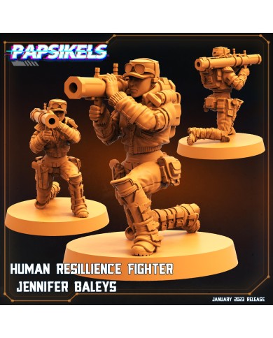 Combatiente de la Resistencia - Jennifer Baleys - 1 Mini