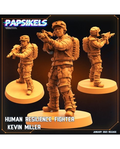 Combatiente de la Resistencia - Kevin Miller - 1 Mini